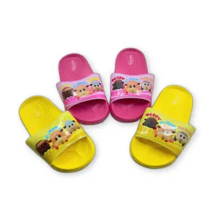 【台灣製拖鞋】MIT天竺鼠車車拖鞋-兩色可選(兒童拖鞋 中童鞋 室內鞋)