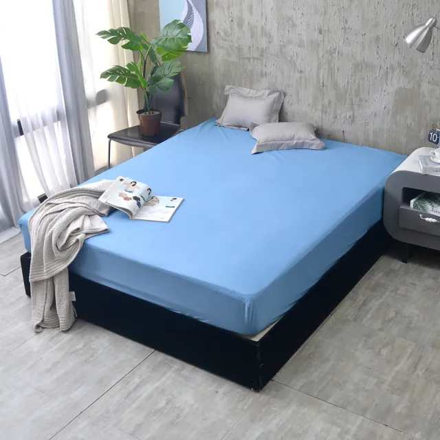 【寢室安居】護理級100%防水防蹣抗菌床包式保潔墊(雙人)