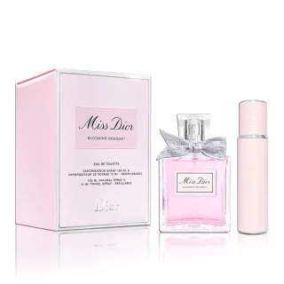 【Dior 迪奧】花漾迪奧淡香水 100ml+隨身瓶10ML 禮盒(新版 平行輸入)