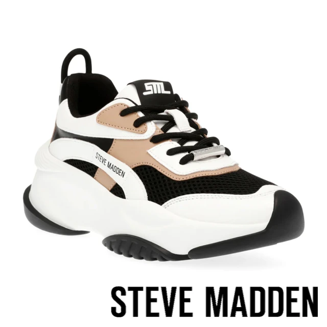 STEVE MADDENSTEVE MADDEN BELISSIMO 厚底綁帶休閒鞋(棕色)