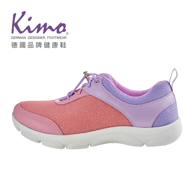 KimoKimo 彩光真皮網布束口休閒鞋 女鞋(粉紫色 KBCWF054487)