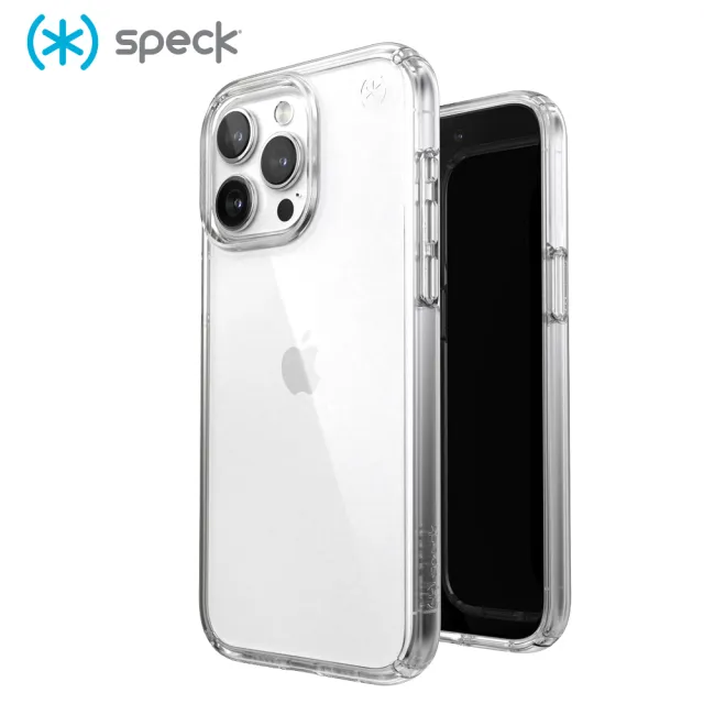 【Speck】iPhone 15 Pro 6.1/ 6.7吋系列Presidio Perfect-Clear 透明抗菌防摔保護殼(iPhone 15 Pro 保護殼)