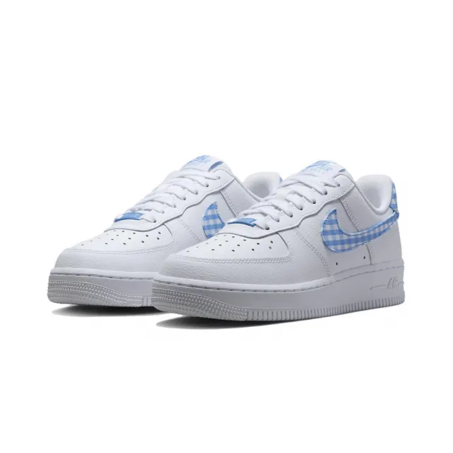 NIKE 耐吉】Nike Air Force 1 Low Blue Gingham 藍格紋DZ2784-100