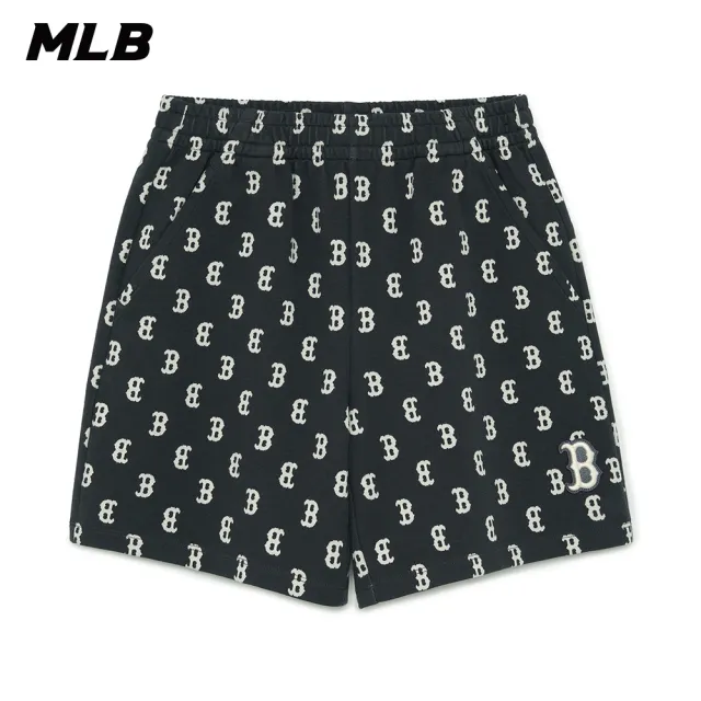 【MLB】運動休閒短褲 MONOGRAM系列 波士頓紅襪隊(3ASPM0134-43CGS)