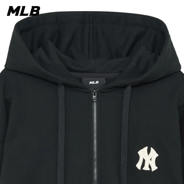 【MLB】拉鍊連帽外套 紐約洋基隊(3ATRB0134-50BKS)