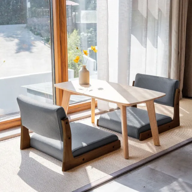 【IDEA】日式簡約格調和室實木椅/和室座椅(坐墊椅/沙發椅)