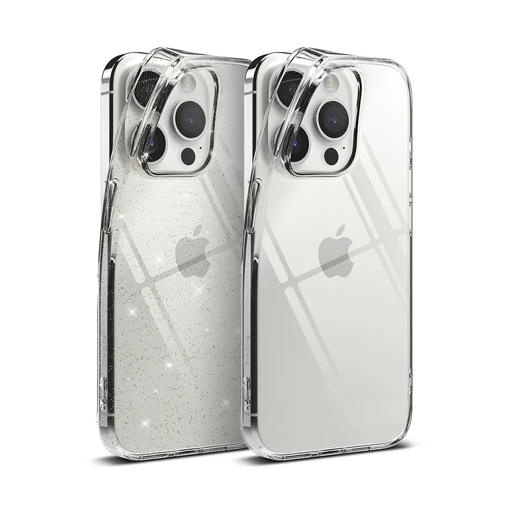 【Ringke】iPhone 15 Pro Max / 15 Pro / 15 Plus / 15 Air 纖薄手機保護殼 透明 亮粉(Rearth 軍規防摔)