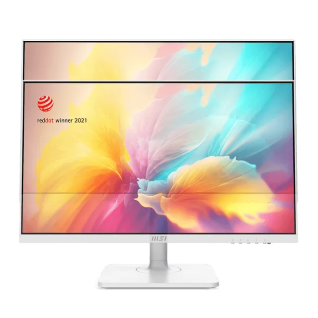 【MSI 微星】MODERN MD2412PW 24型 IPS 100Hz 美型螢幕-白(Type-C/內建喇叭)