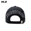 【MLB】可調式硬頂棒球帽 Varsity系列 紐約洋基隊(3ACPV053N-50BKS)