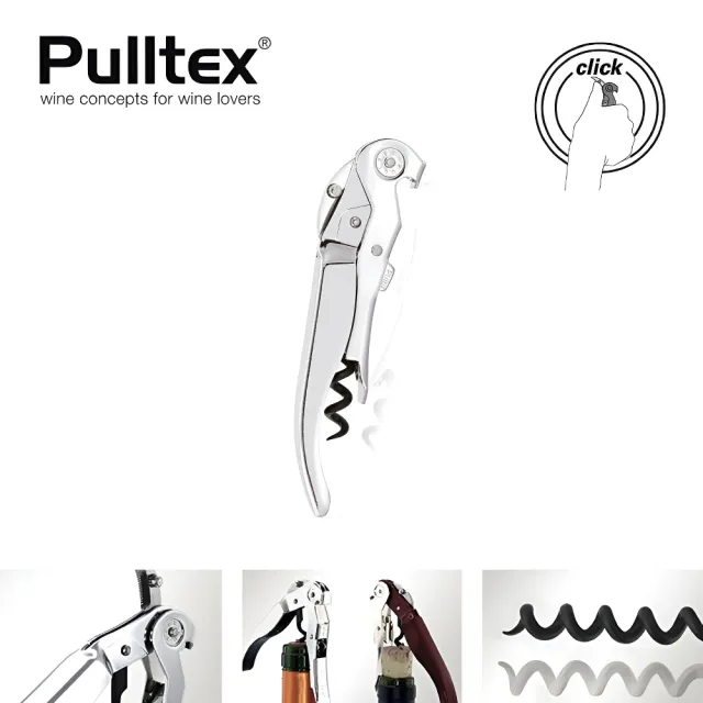 【PULLTEX】西班牙 ClickCut縮回式兩段開瓶器