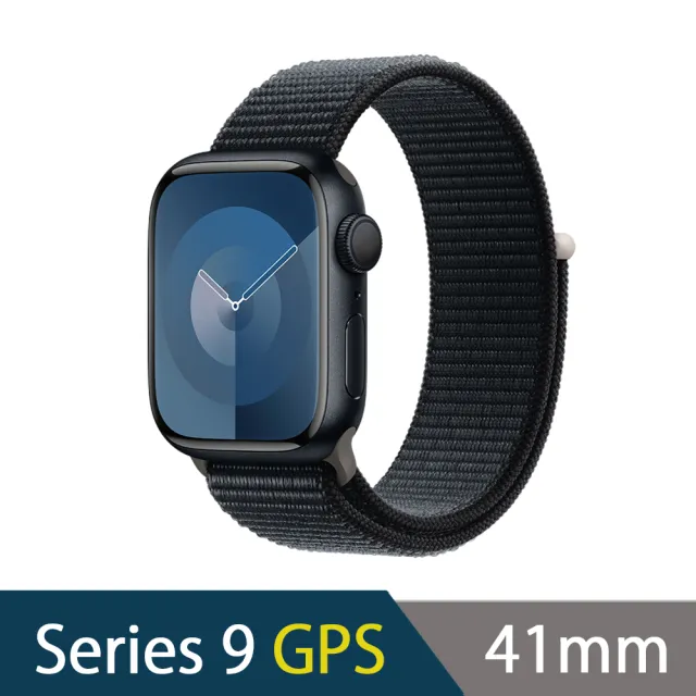 金屬錶帶組【Apple】Apple Watch S9 GPS 41mm(鋁金屬錶殼搭配運動型錶環)