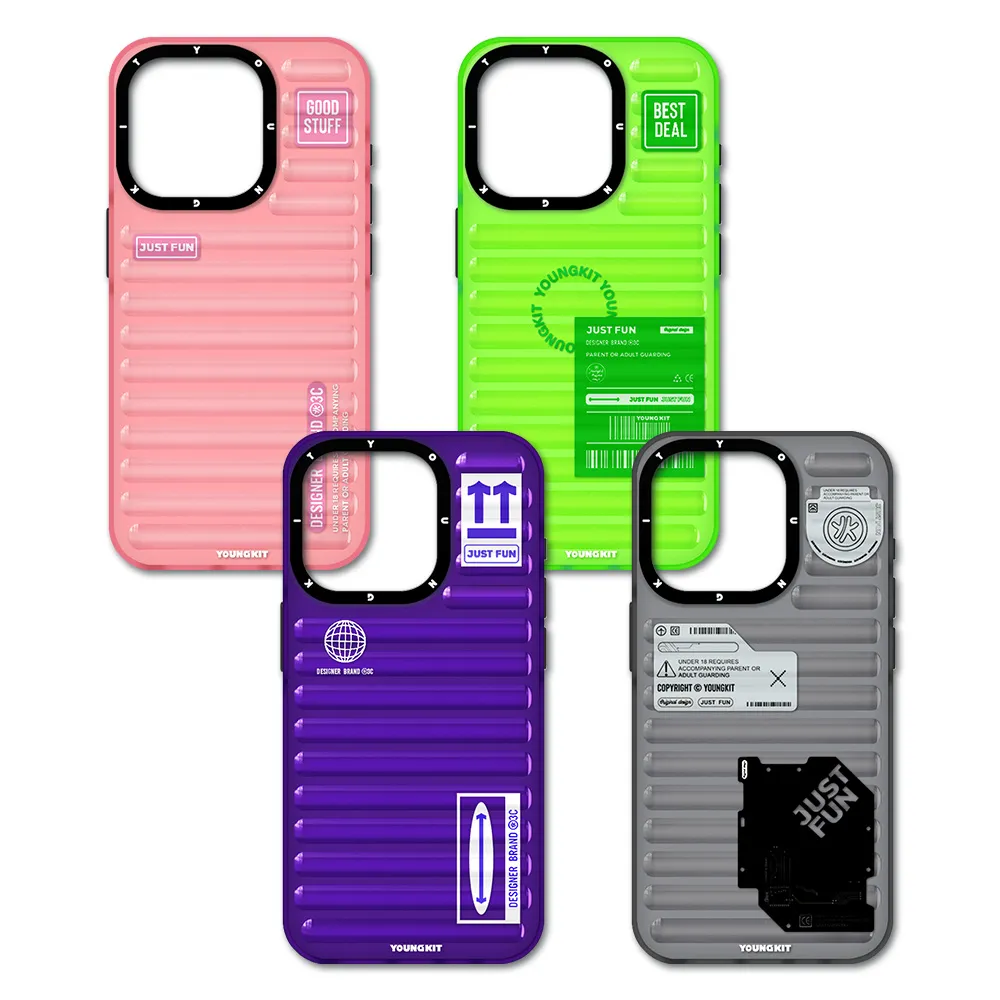 【YOUNGKIT原創潮流】iPhone 15 Pro 6.1吋 螢石系列 立體透彩防摔手機殼