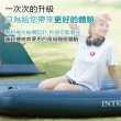 【INTEX】超值組合·單人加大充氣床+打氣機 新款雙面充氣床墊(露營睡墊 充氣床墊 露營床 平行輸入)