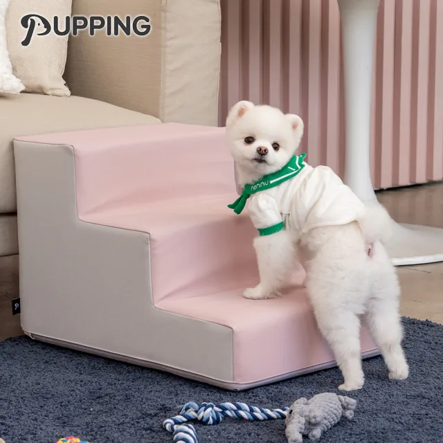 【PUPPING】韓國寵物防滑樓梯(3色可選)