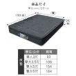 【ASSARI】石墨烯能量記憶棉強化側邊獨立筒床墊(雙大6尺)