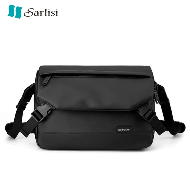 【Sarlisi】新款簡約男士斜挎包戶外機能單肩包大容量潮流男包郵差包