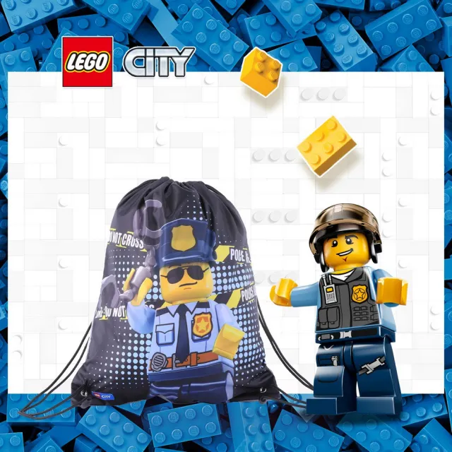 【LEGO 樂高】丹麥樂高束口包(10034-2003)