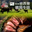 【漢克嚴選】紐西蘭米其林星級濃香嫩肩牛排16片組(100g±10％/片)