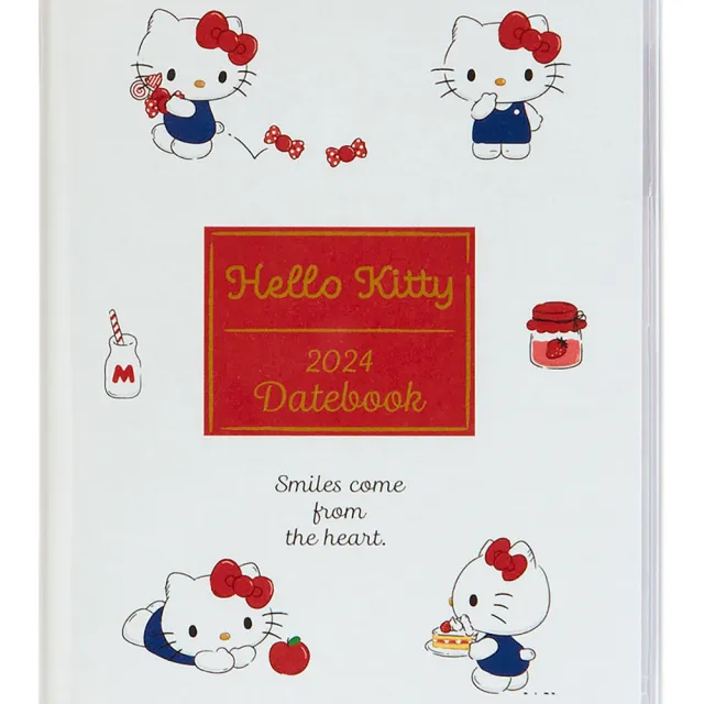 【SANRIO 三麗鷗】迷你口袋月記事手帳 迷你年曆手冊 行事曆 Hello Kitty