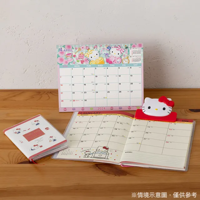 【SANRIO 三麗鷗】迷你口袋月記事手帳 迷你年曆手冊 行事曆 Hello Kitty