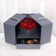【GIFTME5】心型香皂花盒(抽屜盒 收納盒 紀念日 情人節禮物 生日禮物 香皂花禮盒 送禮)
