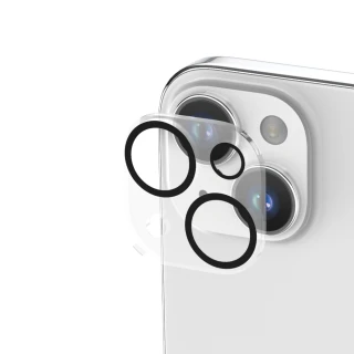 【Philips 飛利浦】iPhone 15/15 Plus 9H高硬度鋼化玻璃 鋼化玻璃鏡頭底座貼