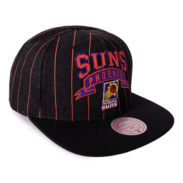 【Mitchell & Ness】NBA Dem Stripes Snapback HWC 經典平帽沿 太陽(Snapback 經典平帽沿 棒球帽)
