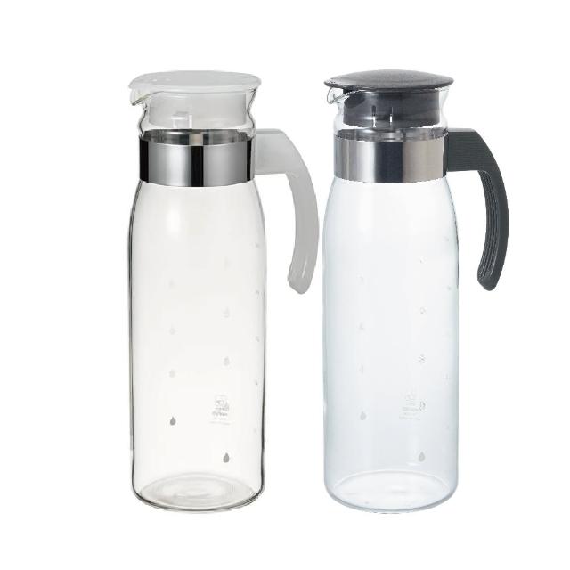 【HARIO】官方直營 便利冷水壺 1400ML 純白/黑灰兩色(RPBN-14-TW/RPLN-14CGR)