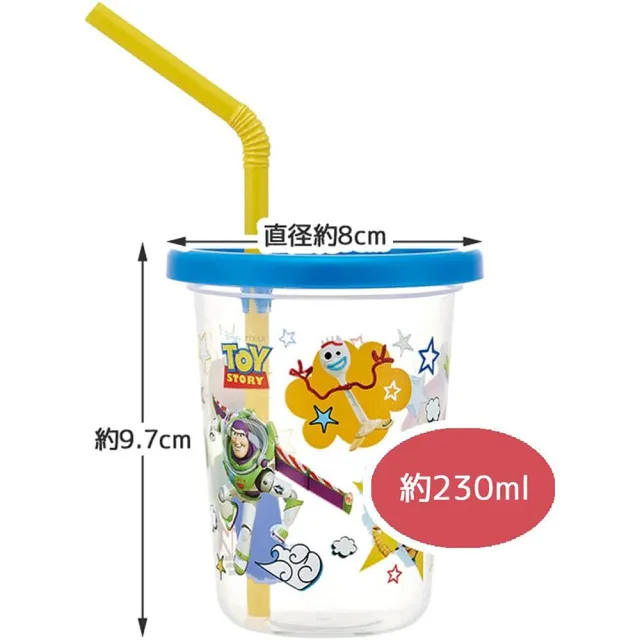 【Skater】迪士尼 塑膠吸管隨行杯三入組 230ml  玩具總動員(餐具雜貨)