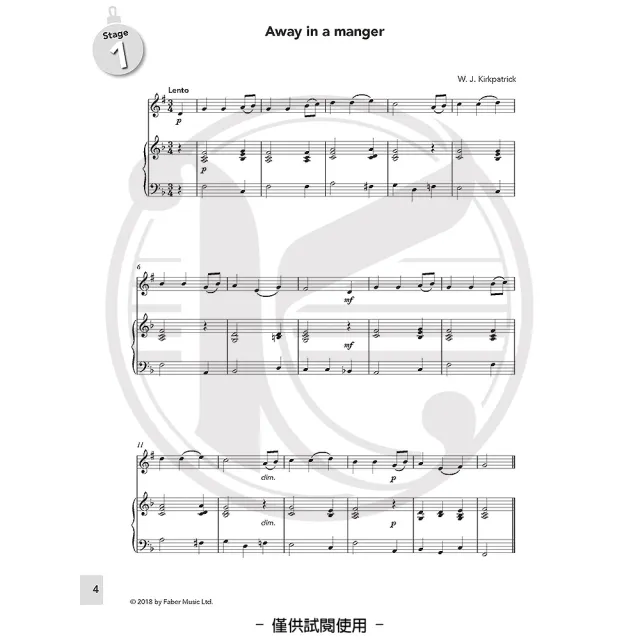 【Kaiyi Music 凱翊音樂】聖誕經典歌曲 - 豎笛樂譜