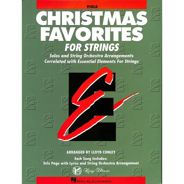 【Kaiyi Music 凱翊音樂】Essential Elements 聖誕精選曲集 中提琴樂譜