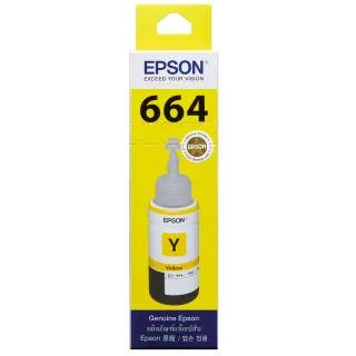 【EPSON】664 原廠黃色墨水罐/墨水瓶 70ml(T664400)