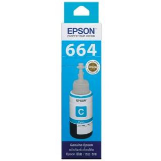 【EPSON】664 原廠藍色墨水罐/墨水瓶 70ml(T664200)