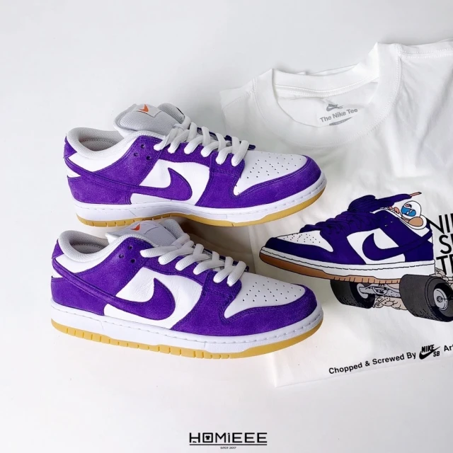 NIKE 耐吉 Nike SB Dunk Low Court Purple 紫白(DV5464-500)
