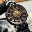 【VERSUS】VERSUS VERSACE手錶型號VV00070(黑色錶面黑錶殼深黑色精鋼錶帶款)