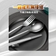 【KCS 嚴選】316不銹鋼餐具三件組(筷子+叉子+湯匙)
