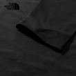 【The North Face 官方旗艦】北面男款黑色吸濕排汗圓領休閒長袖上衣｜7QVDJK3