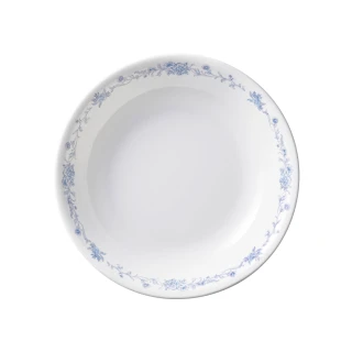 【CORELLE 康寧餐具】優雅淡藍8吋深盤(420)