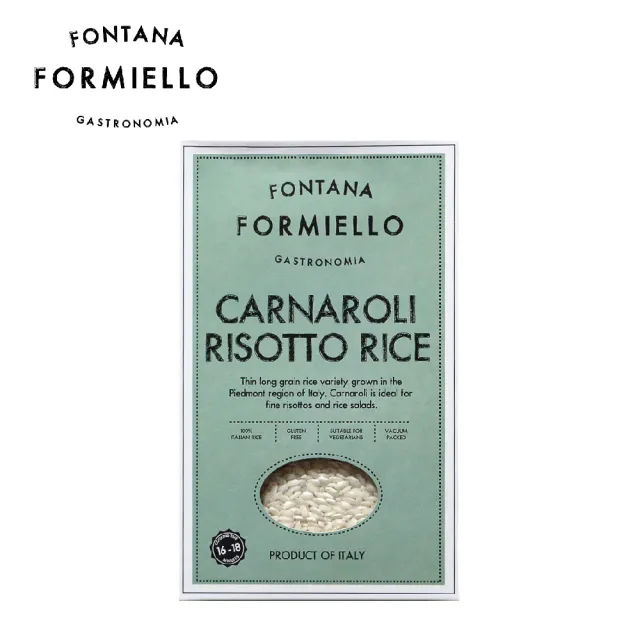 【FORMIELLO】義大利米卡納羅利米 1Kgx1包(義式燉飯 長米 高營養 燉飯專用米 廣紘國際官方直營)