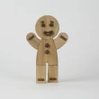 【WUZ 屋子】丹麥 Boyhood 薑餅人造型橡木擺飾(19cm)