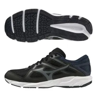 【MIZUNO 美津濃】MIZUNO SPARK 8 男鞋  一般型 慢跑鞋 黑灰藏青(K1GA230351)