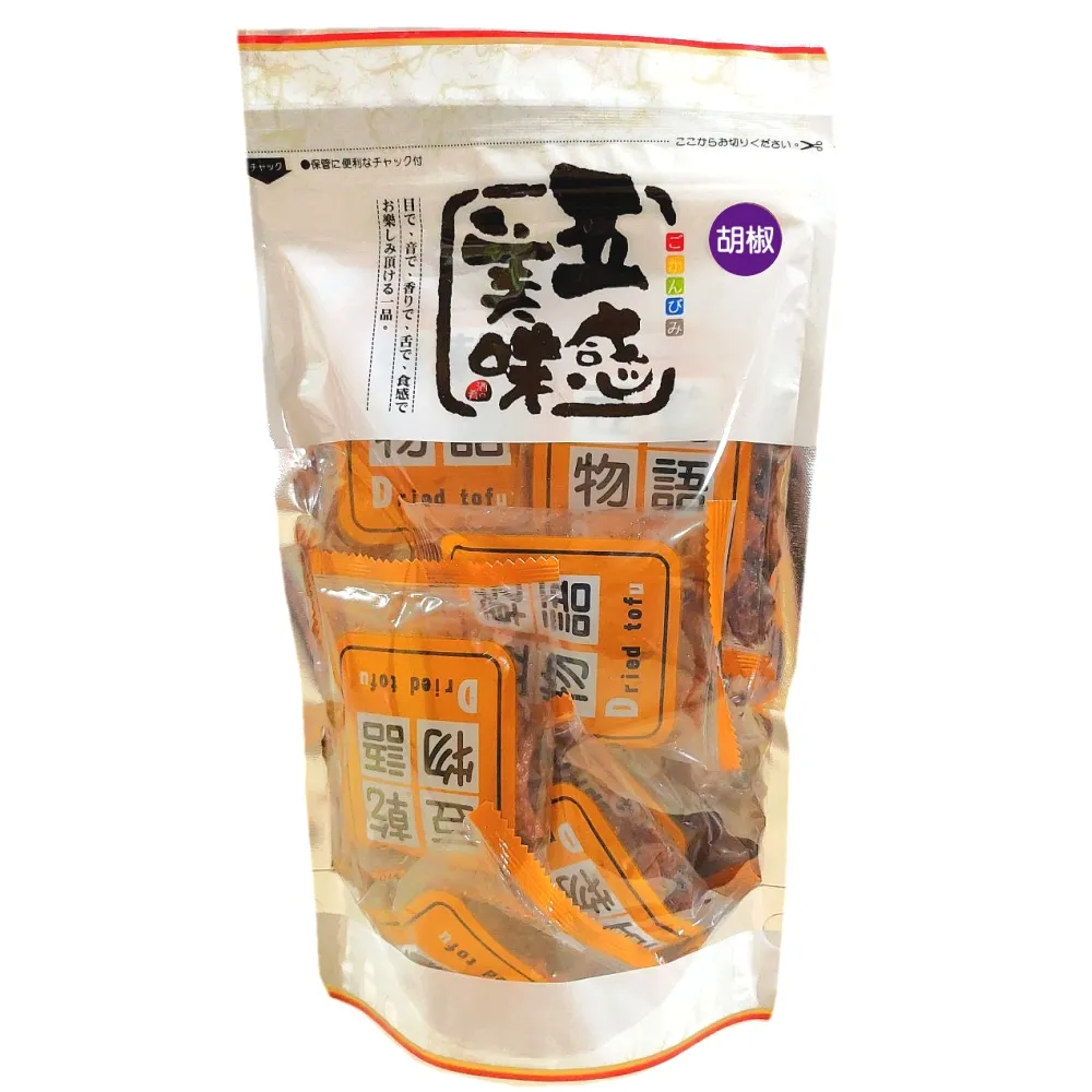 【天素】即食包豆乾-黑胡椒(216gx3包)