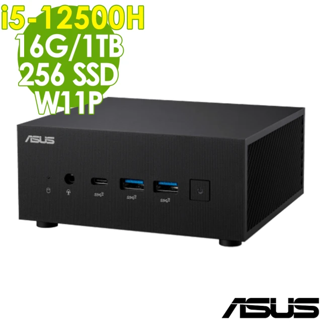 【ASUS 華碩】i5商用迷你電腦(PN64-S5166AV/i5-12500H/16G/256G SSD+1TB/W11P)