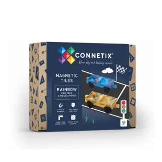 【Connetix 磁樂】澳洲 Connetix 磁力片 -2台 雙車組(STEAM 玩具)