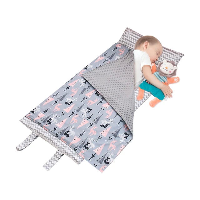 PAMABE 嬰兒床墊+隔尿墊兩件組-60*120cm(透氣