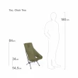 【Helinox】Tactical Chair Two 輕量戰術高背椅 軍綠HX-10222(HX-10222)