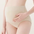 【Gennies 奇妮】孕婦內褲 一體成型高腰內褲2件組(共3色)