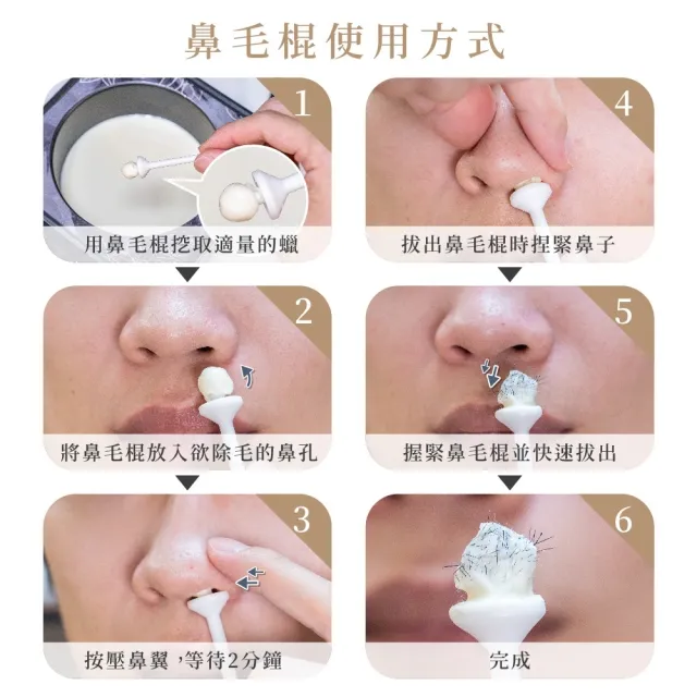 【MINI YANG】頂級多功能鼻毛棍 需搭配熱蠟使用(鼻毛及眉毛等小範圍施作使用)