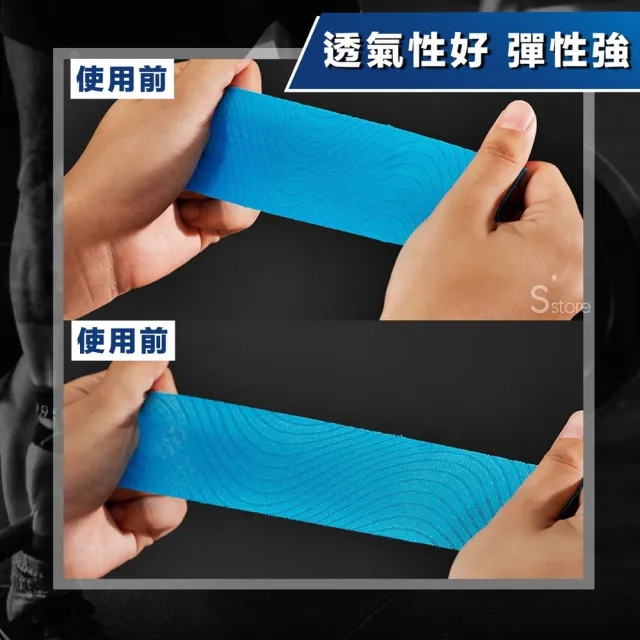 【S-SportPlus+】肌肉貼布 5mx5cm盒裝6入組 肌貼繃帶(運動貼布/貼布/彈性貼布)