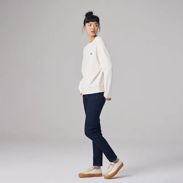 【Lee】女裝 牛仔褲 / 409 中腰合身小直筒 深藍洗水(LB317091898)